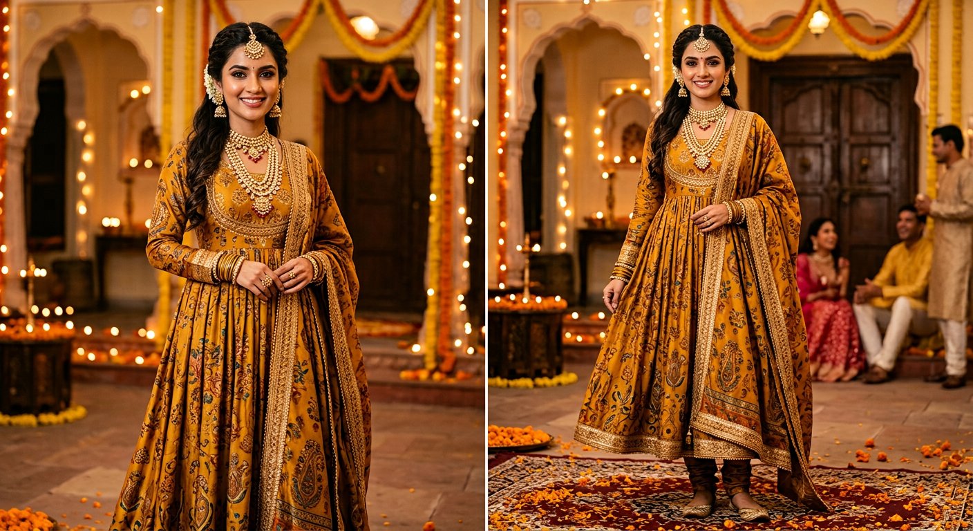 Ethnic style — traditional Indian wear